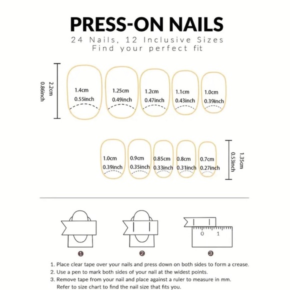 Press-On Nails with Epic Nail Art (Nail Glue Included!) - Picture 4 of 5